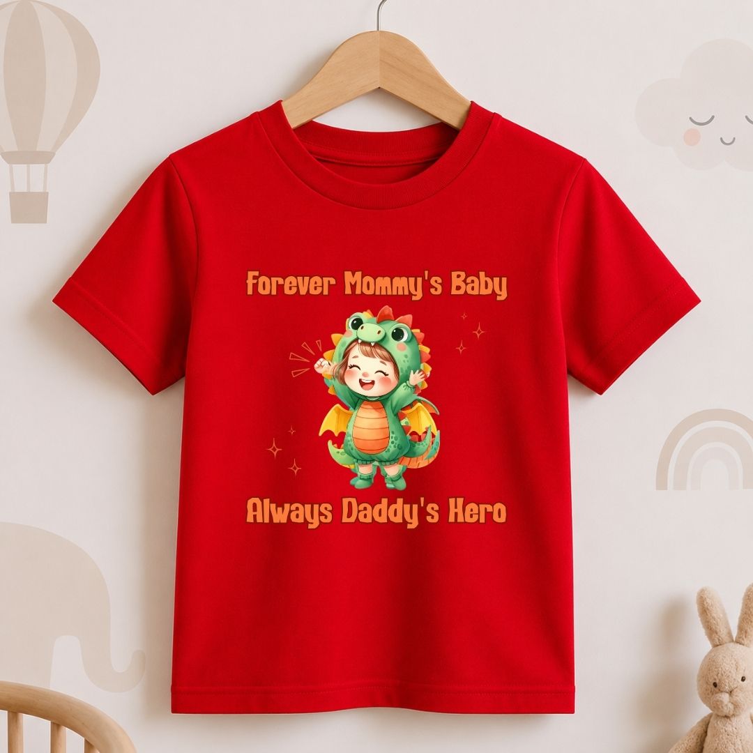 Forever Mommy's Baby Always Daddy's Hero