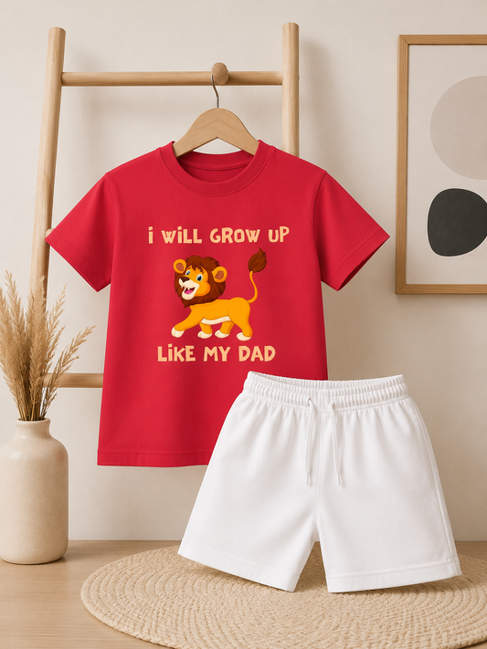 I WILL GROW UP LIKE MY DAD KIDS - CO-Ord Set