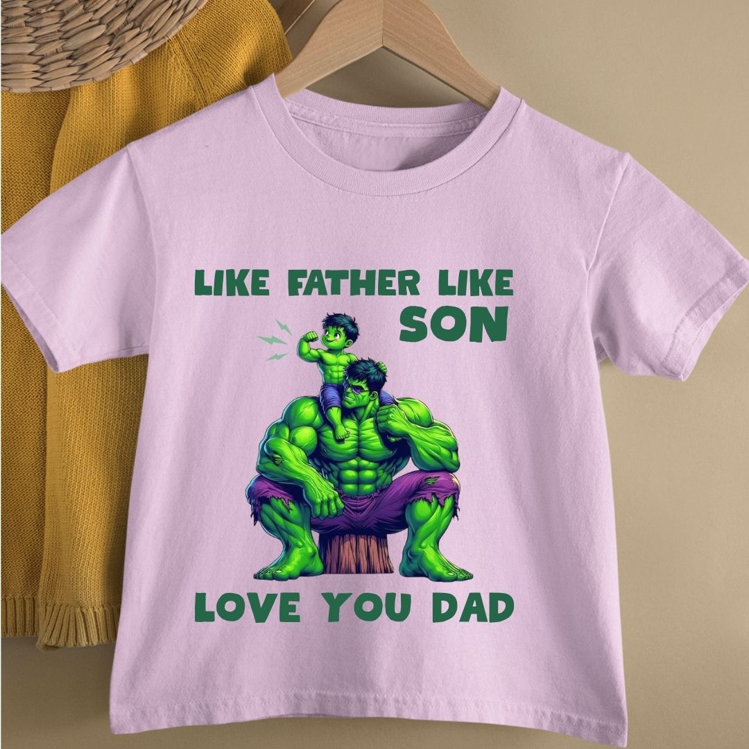 LIKE FATHER LIKE SON  LOVE YOU DAD KIDS