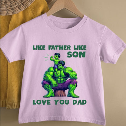 LIKE FATHER LIKE SON  LOVE YOU DAD KIDS