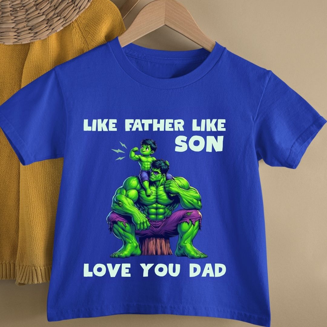 LIKE FATHER LIKE SON  LOVE YOU DAD KIDS