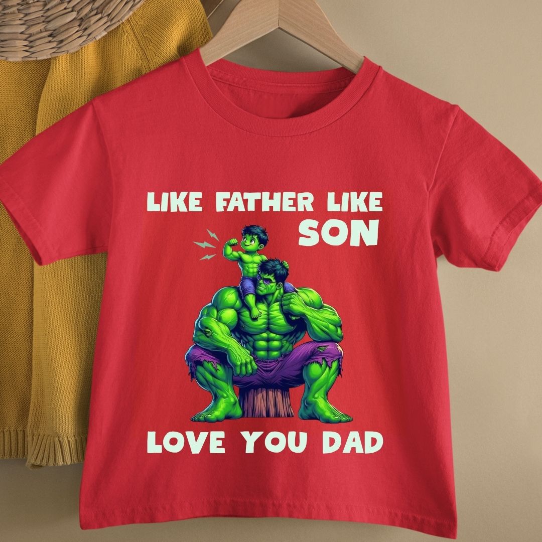 LIKE FATHER LIKE SON  LOVE YOU DAD KIDS