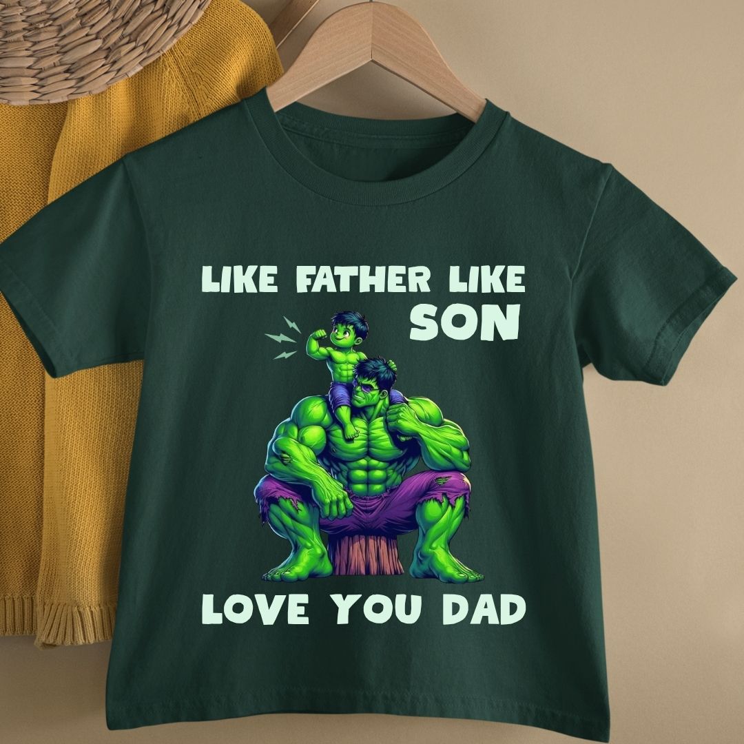 LIKE FATHER LIKE SON  LOVE YOU DAD KIDS