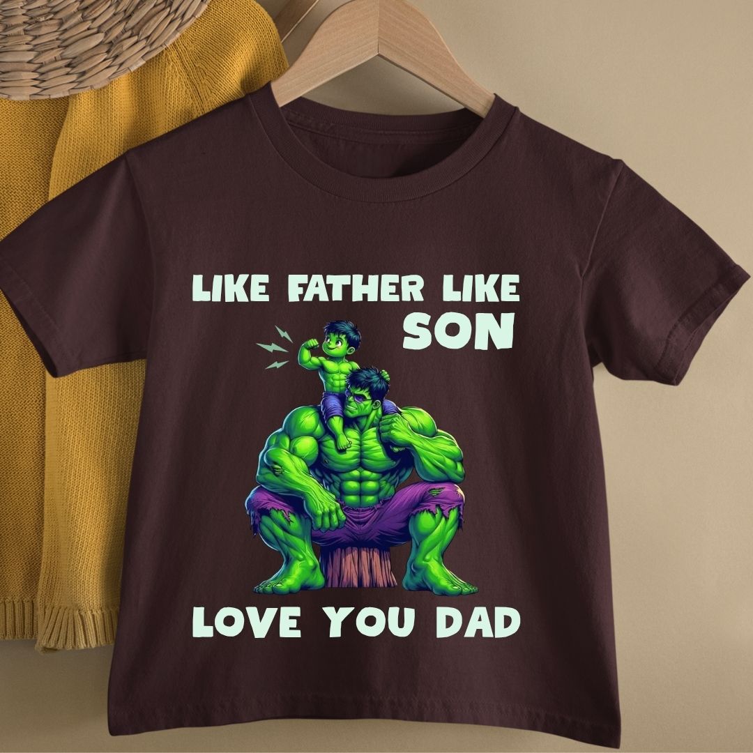 LIKE FATHER LIKE SON  LOVE YOU DAD KIDS