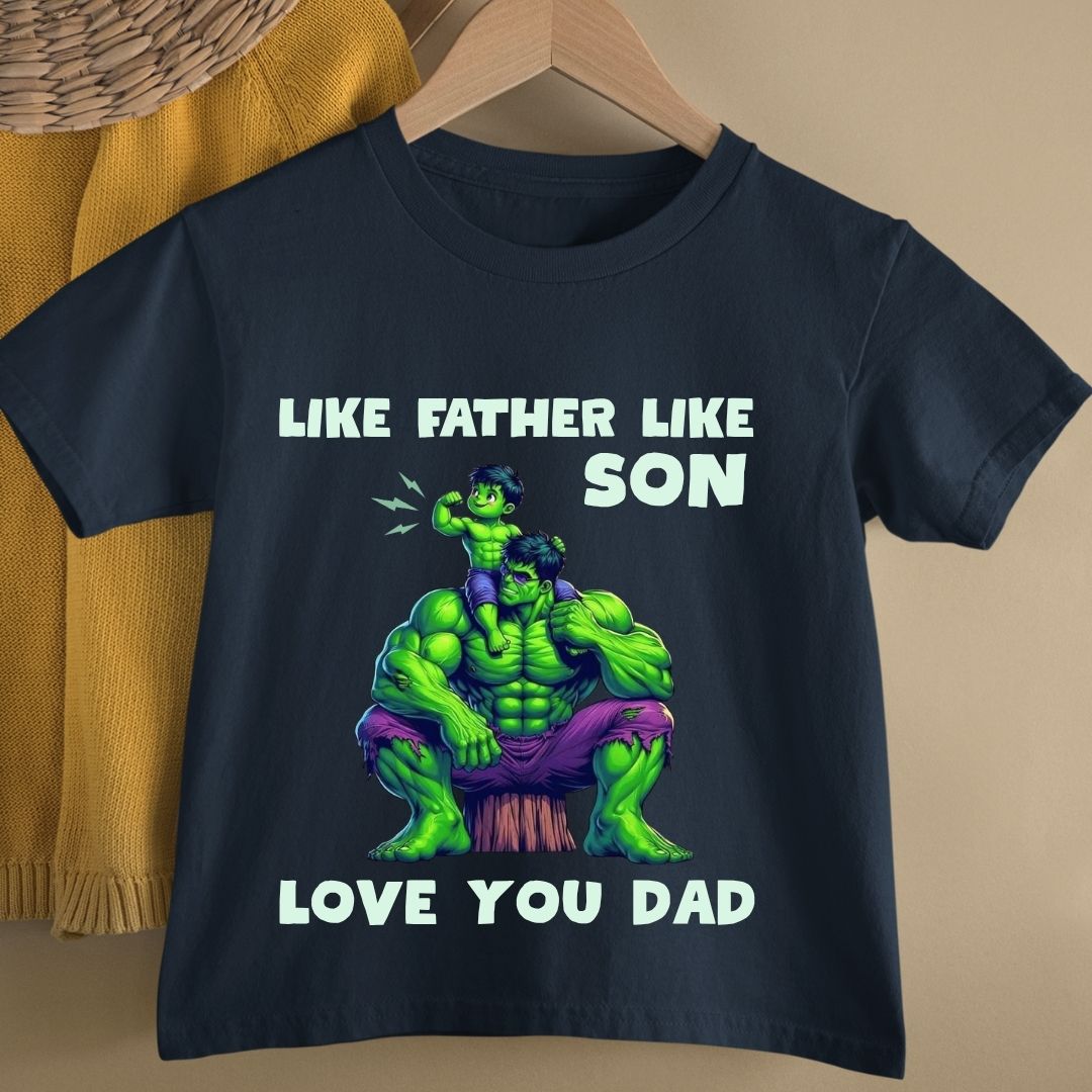 LIKE FATHER LIKE SON  LOVE YOU DAD KIDS