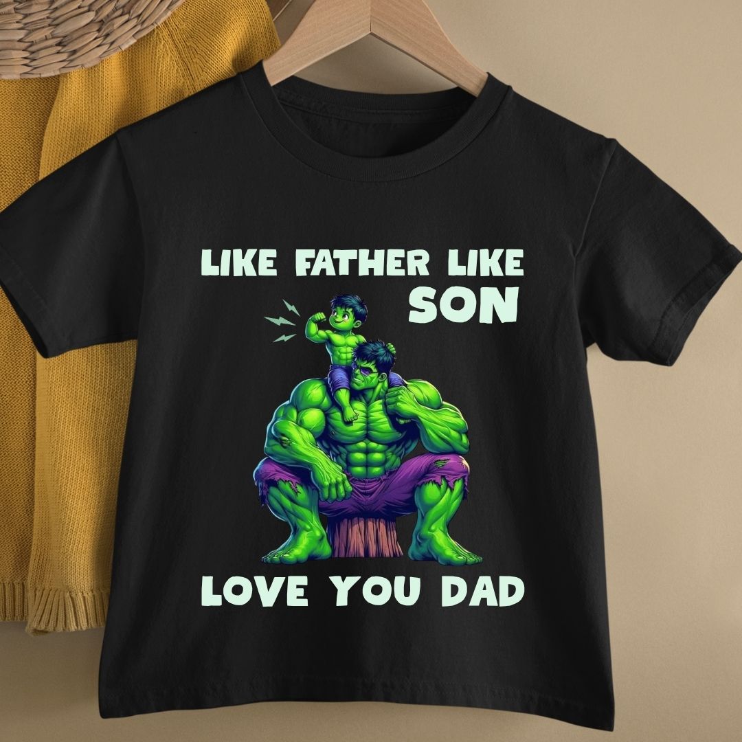 LIKE FATHER LIKE SON  LOVE YOU DAD KIDS