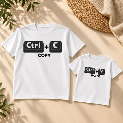 Copy Paste parent and kid matching t-shirt set - Nivana Kids