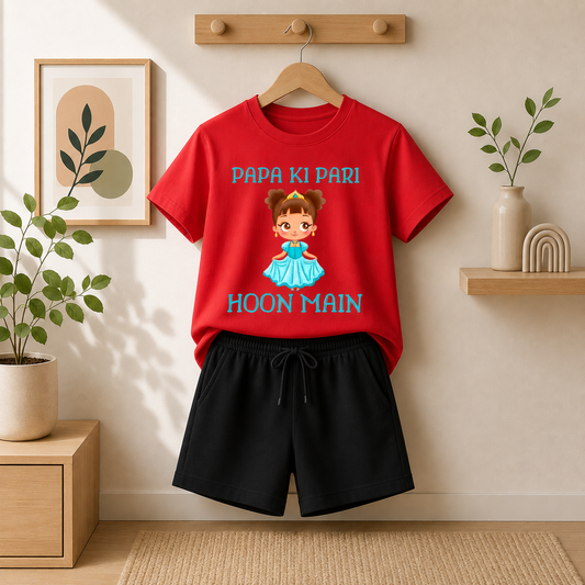 PAPA KI PARI HOON MAIN KIDS - CO-Ord Set