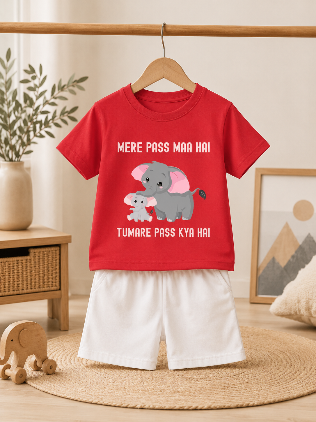 MERE PASS MAA HAI TUMARE PASS KYA HAI KIDS - CO-Ord Set