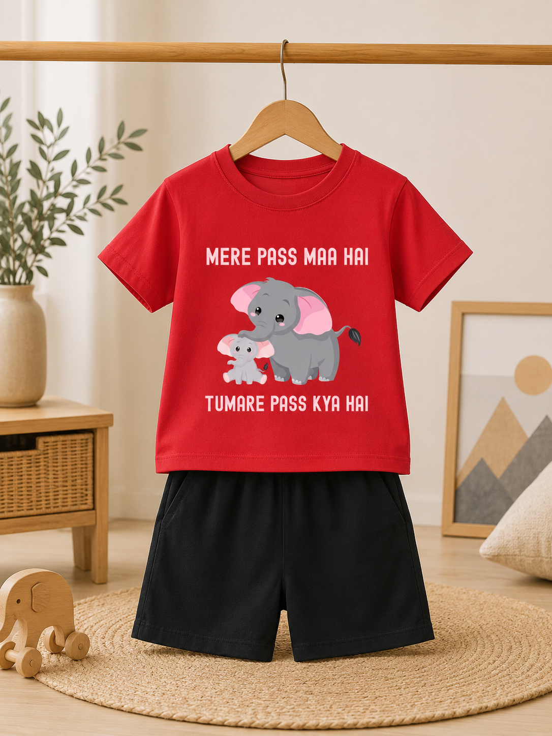 MERE PASS MAA HAI TUMARE PASS KYA HAI KIDS - CO-Ord Set
