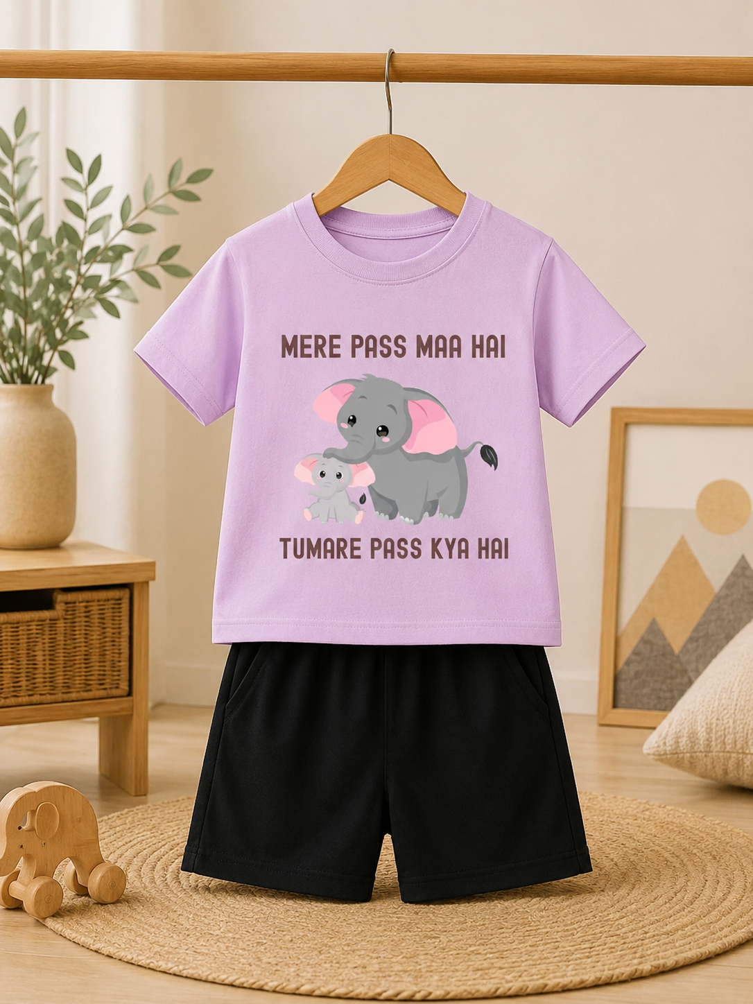 MERE PASS MAA HAI TUMARE PASS KYA HAI KIDS - CO-Ord Set