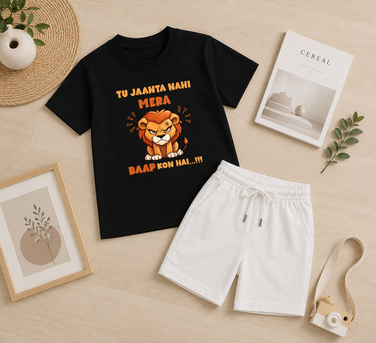 Lion-Tu Jaanta Nahi Mera Baap Kon hai - CO-Ord Set