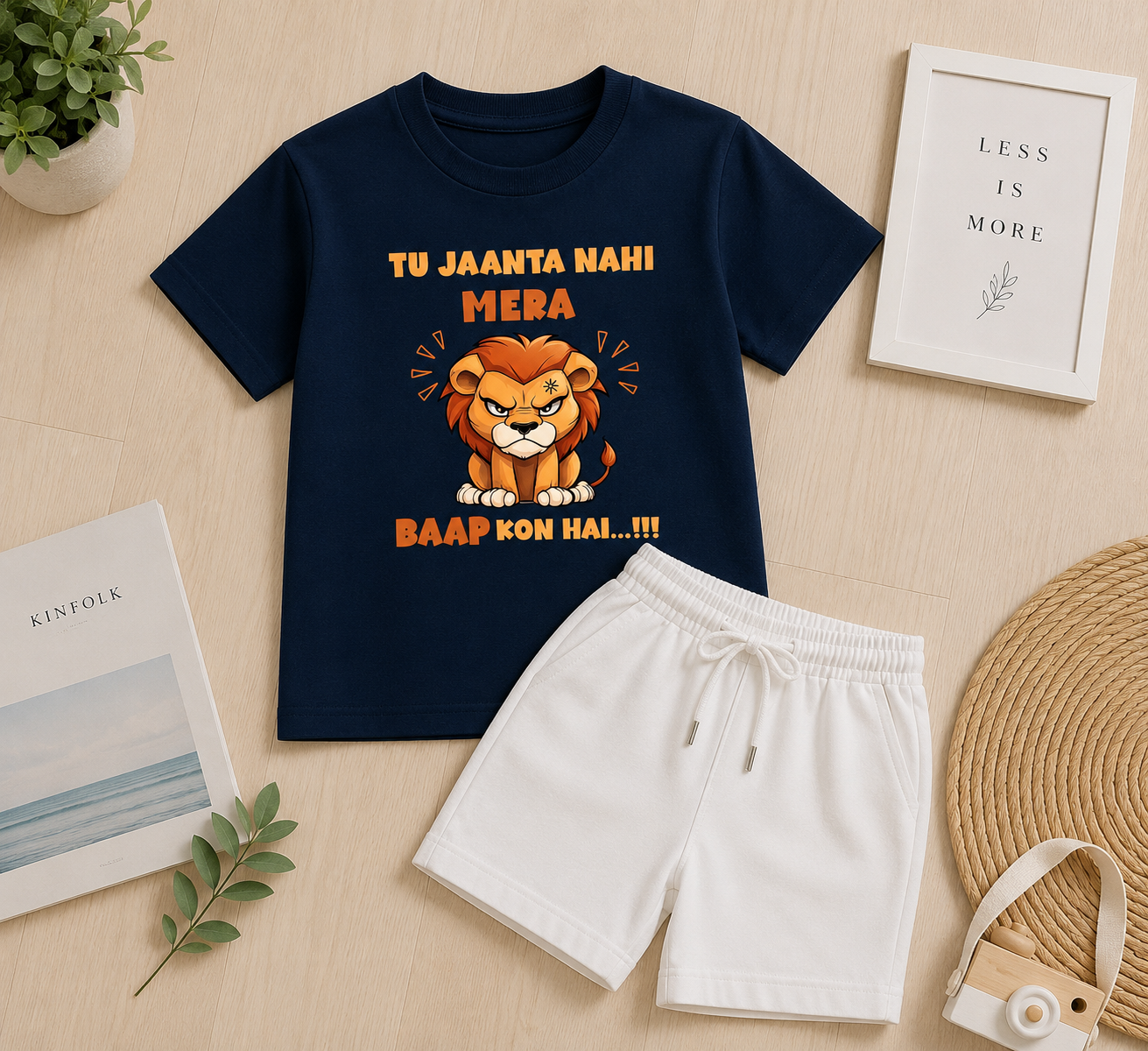 Lion-Tu Jaanta Nahi Mera Baap Kon hai - CO-Ord Set