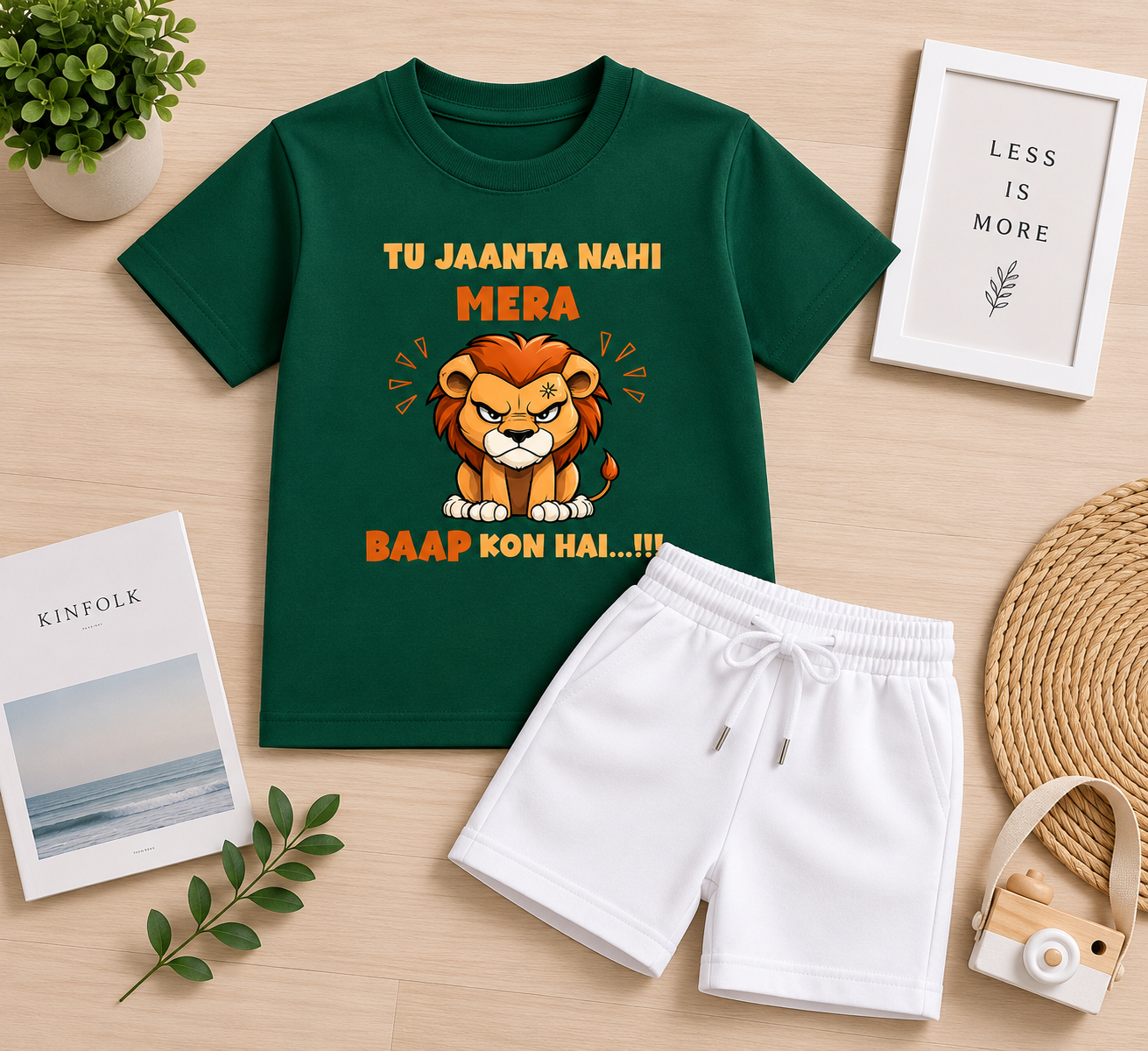 Lion-Tu Jaanta Nahi Mera Baap Kon hai - CO-Ord Set
