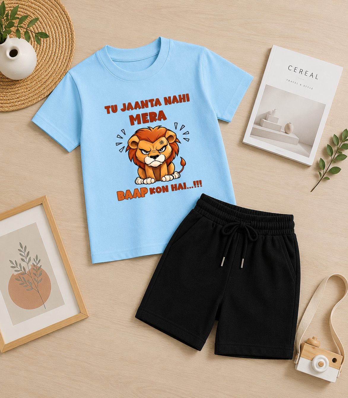 Lion-Tu Jaanta Nahi Mera Baap Kon hai - CO-Ord Set