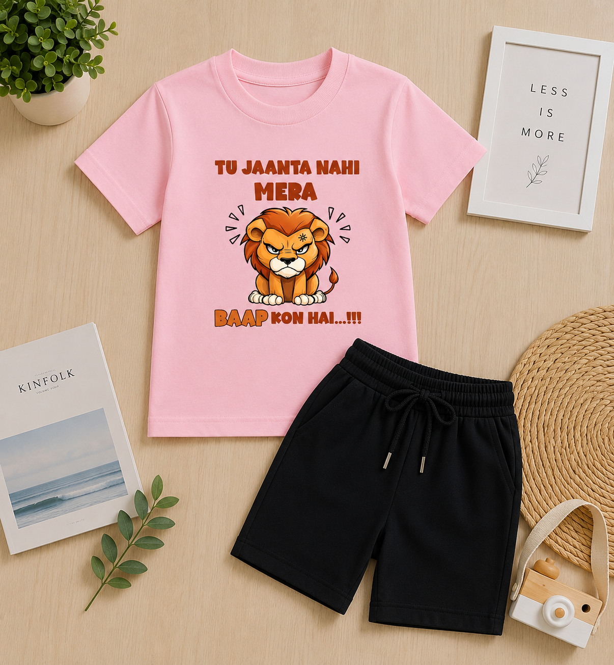 Lion-Tu Jaanta Nahi Mera Baap Kon hai - CO-Ord Set