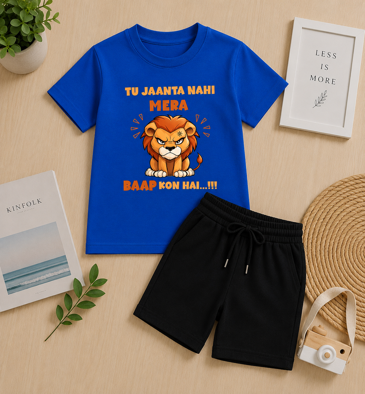 Lion-Tu Jaanta Nahi Mera Baap Kon hai - CO-Ord Set