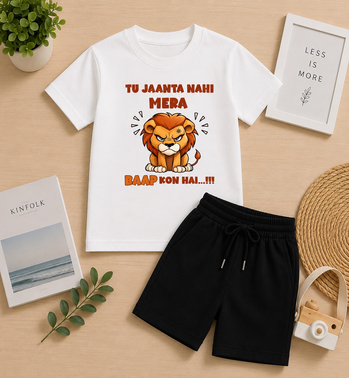 Lion-Tu Jaanta Nahi Mera Baap Kon hai - CO-Ord Set