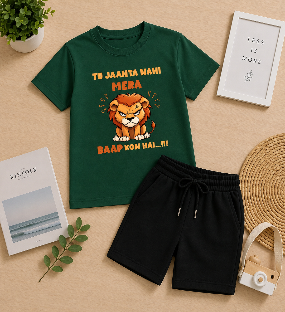 Lion-Tu Jaanta Nahi Mera Baap Kon hai - CO-Ord Set