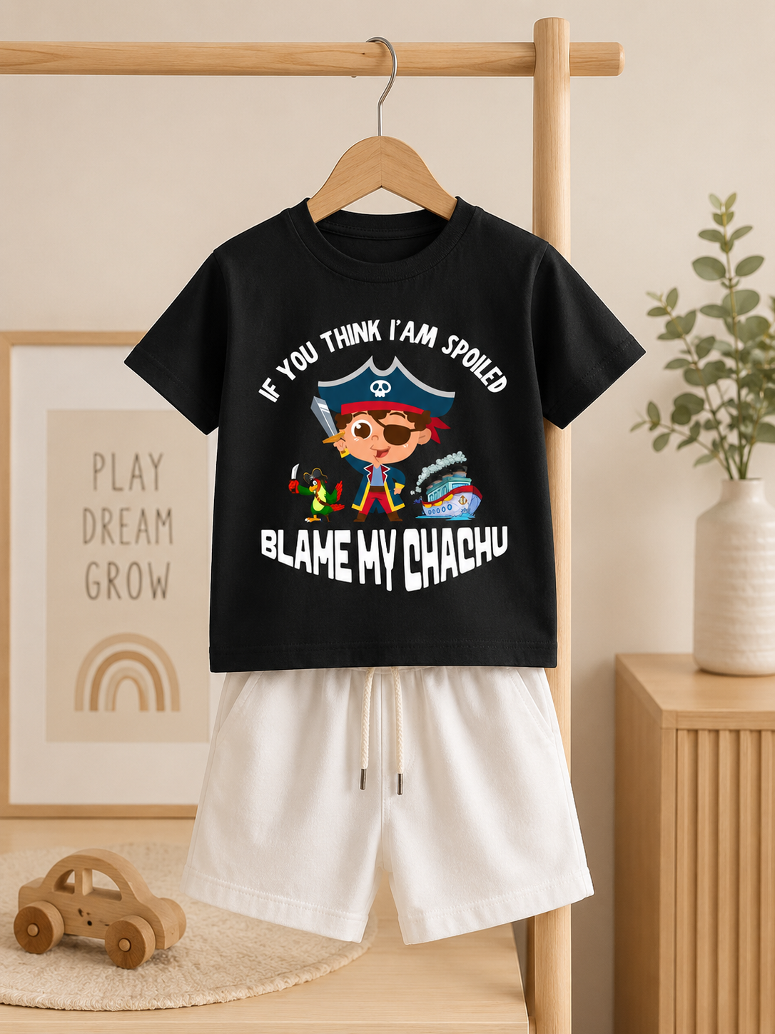 IF YOU THINK I'AM SPOILED BLAME MY CHACHU KIDS - CO-Ord Set