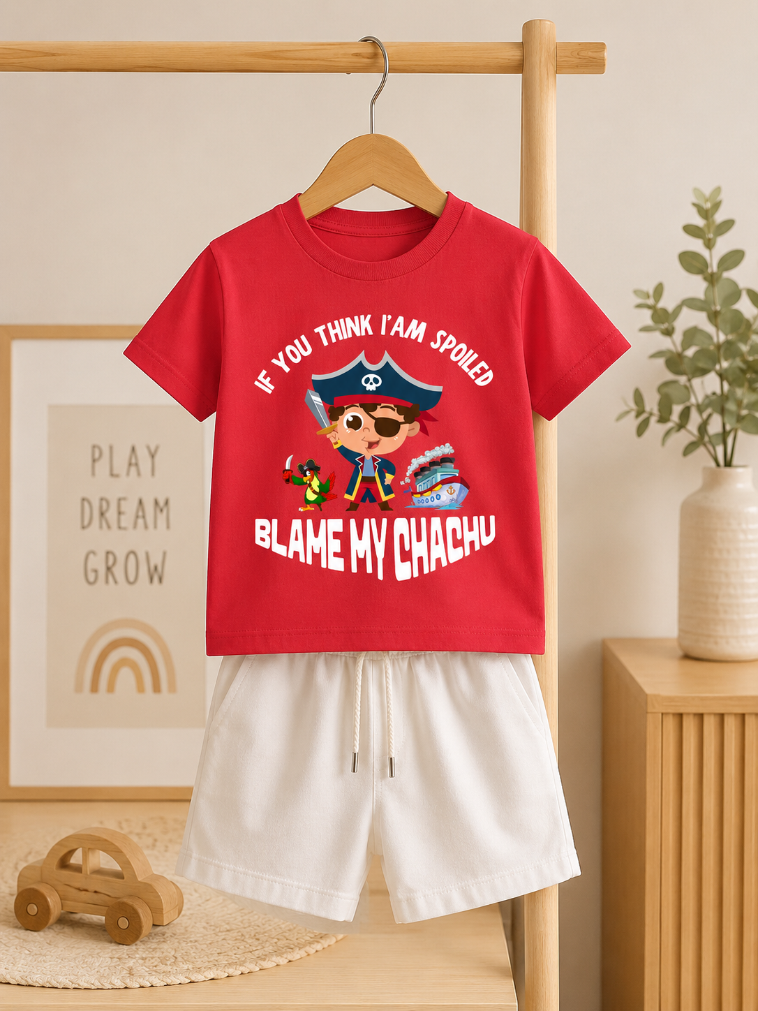 IF YOU THINK I'AM SPOILED BLAME MY CHACHU KIDS - CO-Ord Set
