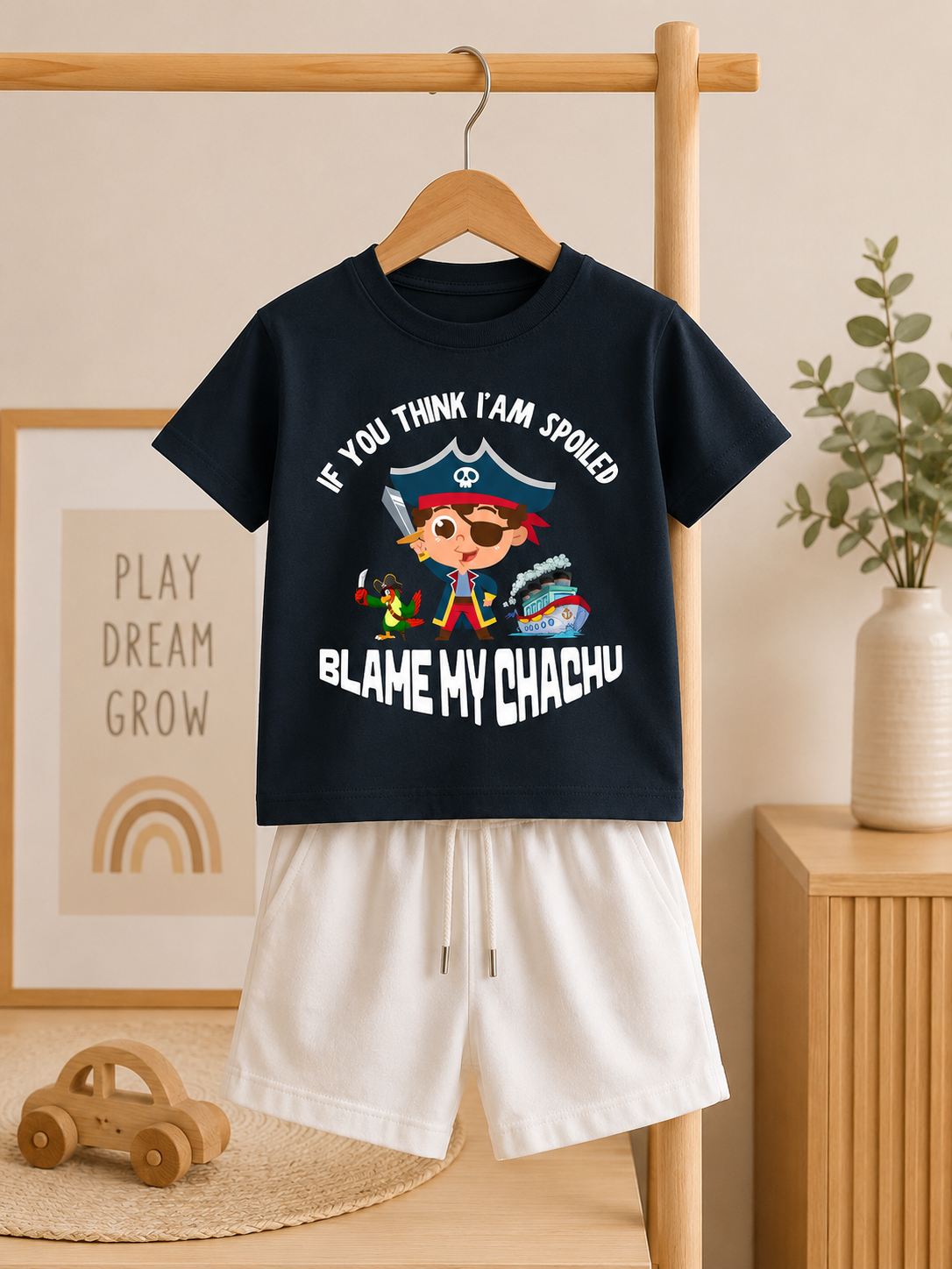 IF YOU THINK I'AM SPOILED BLAME MY CHACHU KIDS - CO-Ord Set