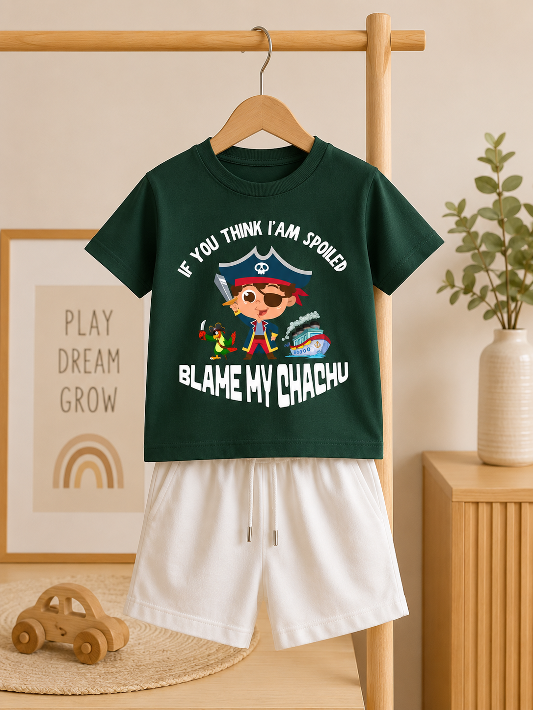 IF YOU THINK I'AM SPOILED BLAME MY CHACHU KIDS - CO-Ord Set