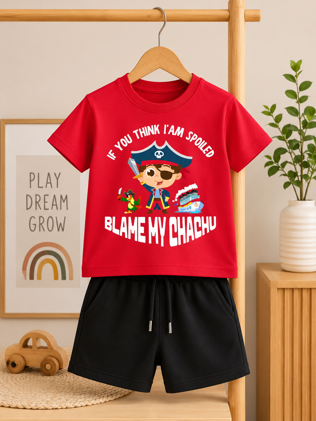 IF YOU THINK I'AM SPOILED BLAME MY CHACHU KIDS - CO-Ord Set