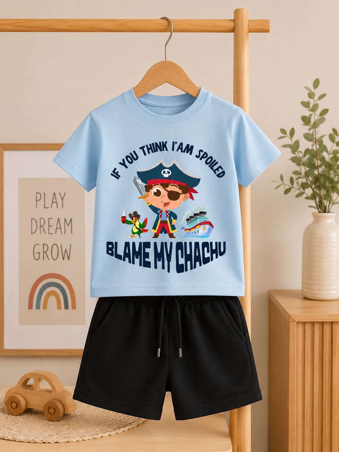 IF YOU THINK I'AM SPOILED BLAME MY CHACHU KIDS - CO-Ord Set