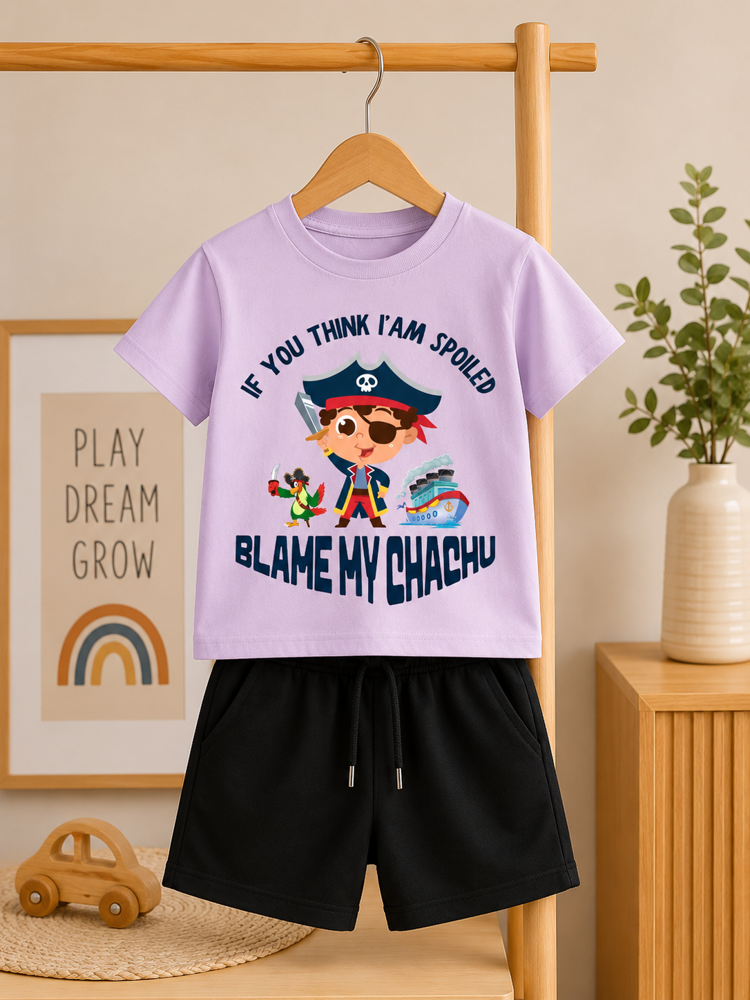IF YOU THINK I'AM SPOILED BLAME MY CHACHU KIDS - CO-Ord Set