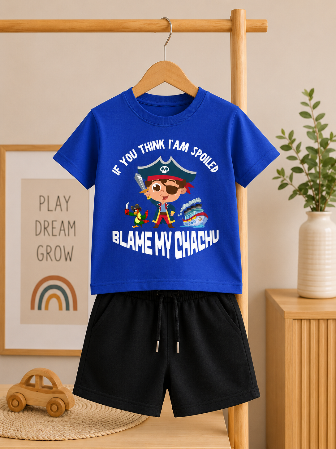 IF YOU THINK I'AM SPOILED BLAME MY CHACHU KIDS - CO-Ord Set