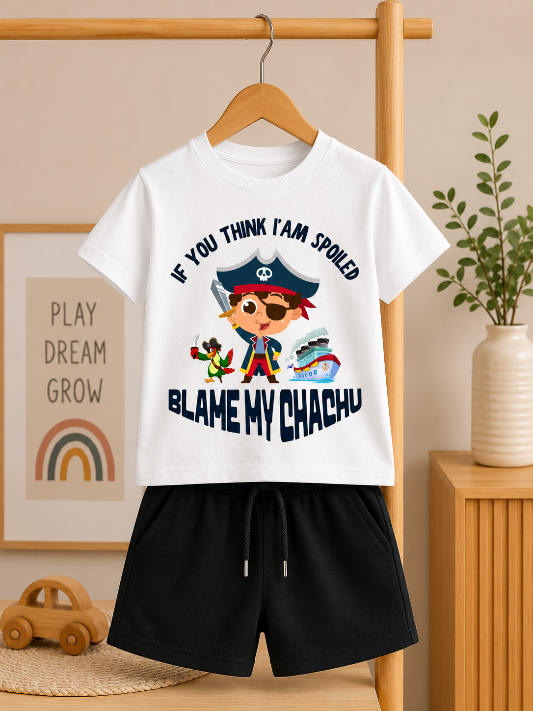 IF YOU THINK I'AM SPOILED BLAME MY CHACHU KIDS - CO-Ord Set