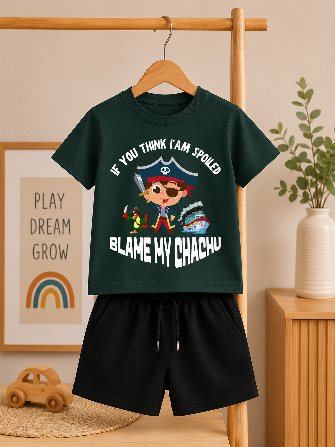 IF YOU THINK I'AM SPOILED BLAME MY CHACHU KIDS - CO-Ord Set