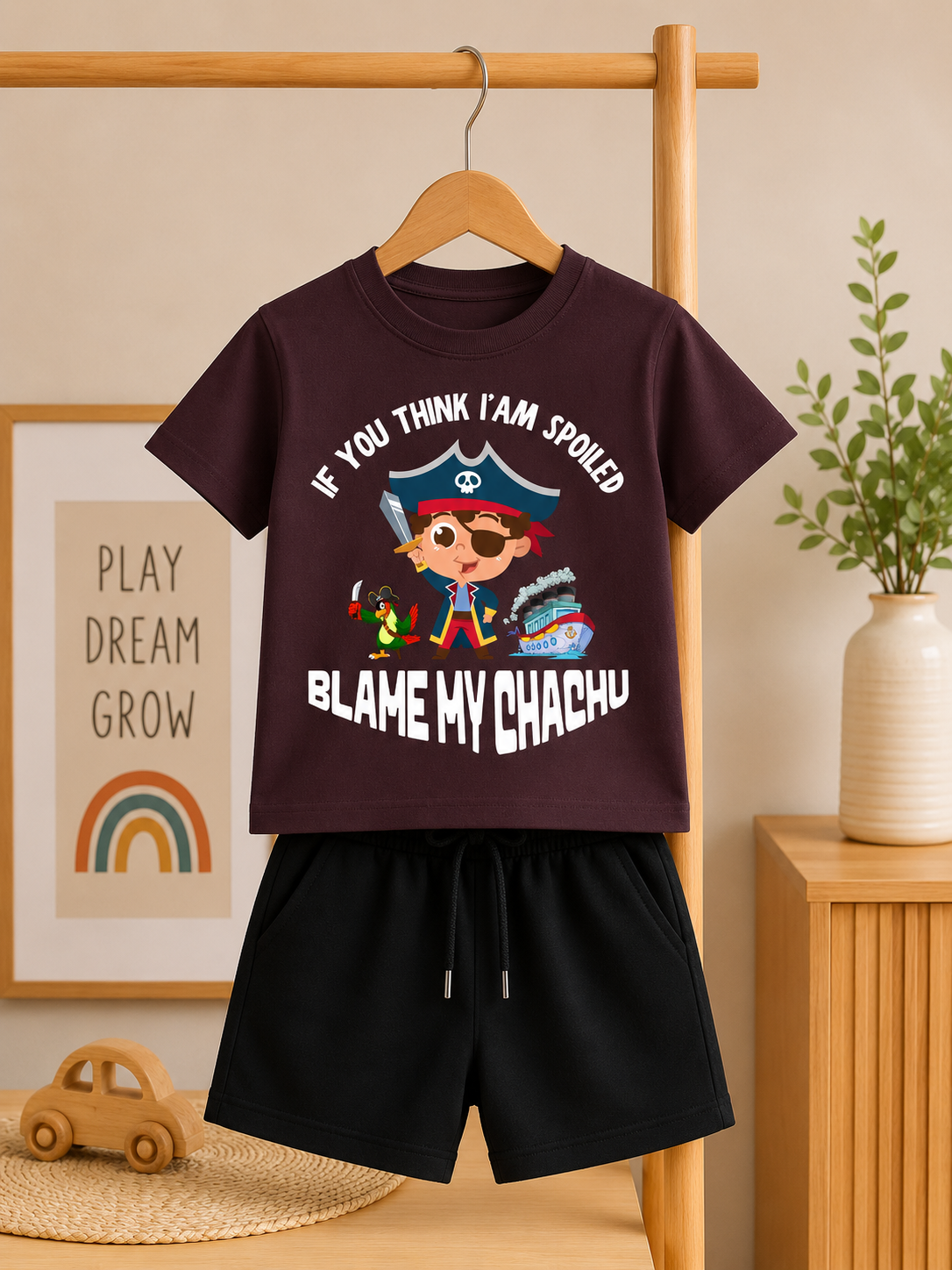 IF YOU THINK I'AM SPOILED BLAME MY CHACHU KIDS - CO-Ord Set